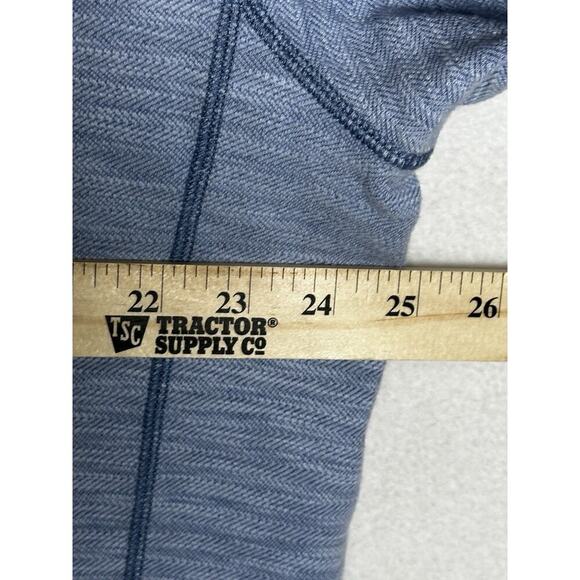 Tommy Bahama Sweater Mens Extra Large Blue 1/4 Quarter Zip Reversible Pullover - Picture 4 of 7